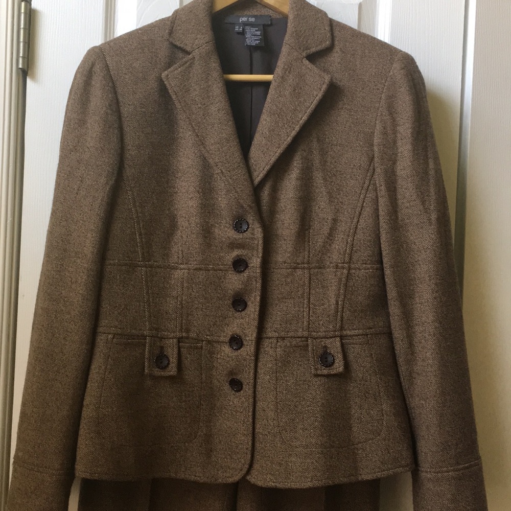 Per Se blazer and pants